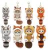 Llavero Colgante Kawaii Dibujos Animados Mofusand Gato Tiburón Muñeca Disfrazada Decoración Mochila Juguetes