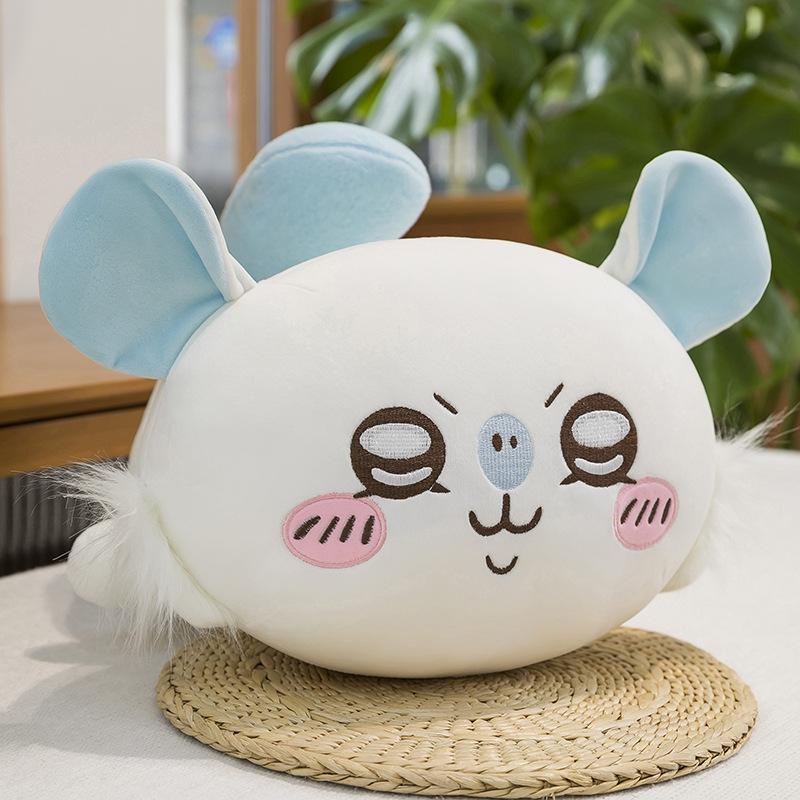 Nova Boneca de Pelúcia Chiikawa de 80cm Hachiware Usagi Chiikawa Kawaii Anime Almofada Macia Brinquedo Coelho Gato Hamster Fofo Presente para Crianças Meninas