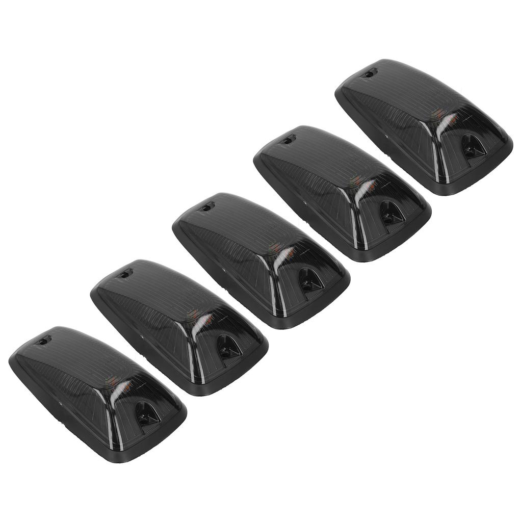 5PCS LED Cab Lights Amber Marker Light IP67 Waterproof Top Clearance Cabin Roof Lamp for Yacht Boat