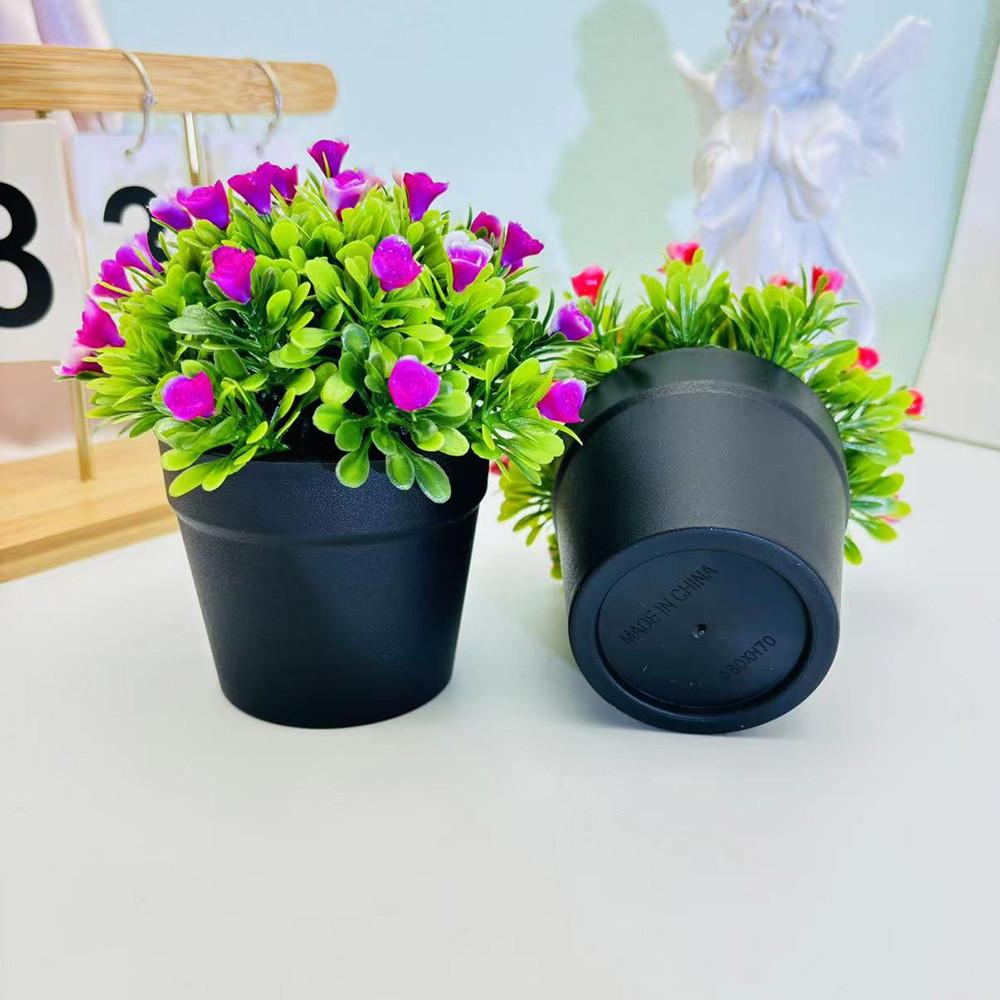 Ball Rose Flower Greenery For Wedding Decor Home Office Display Tabletop