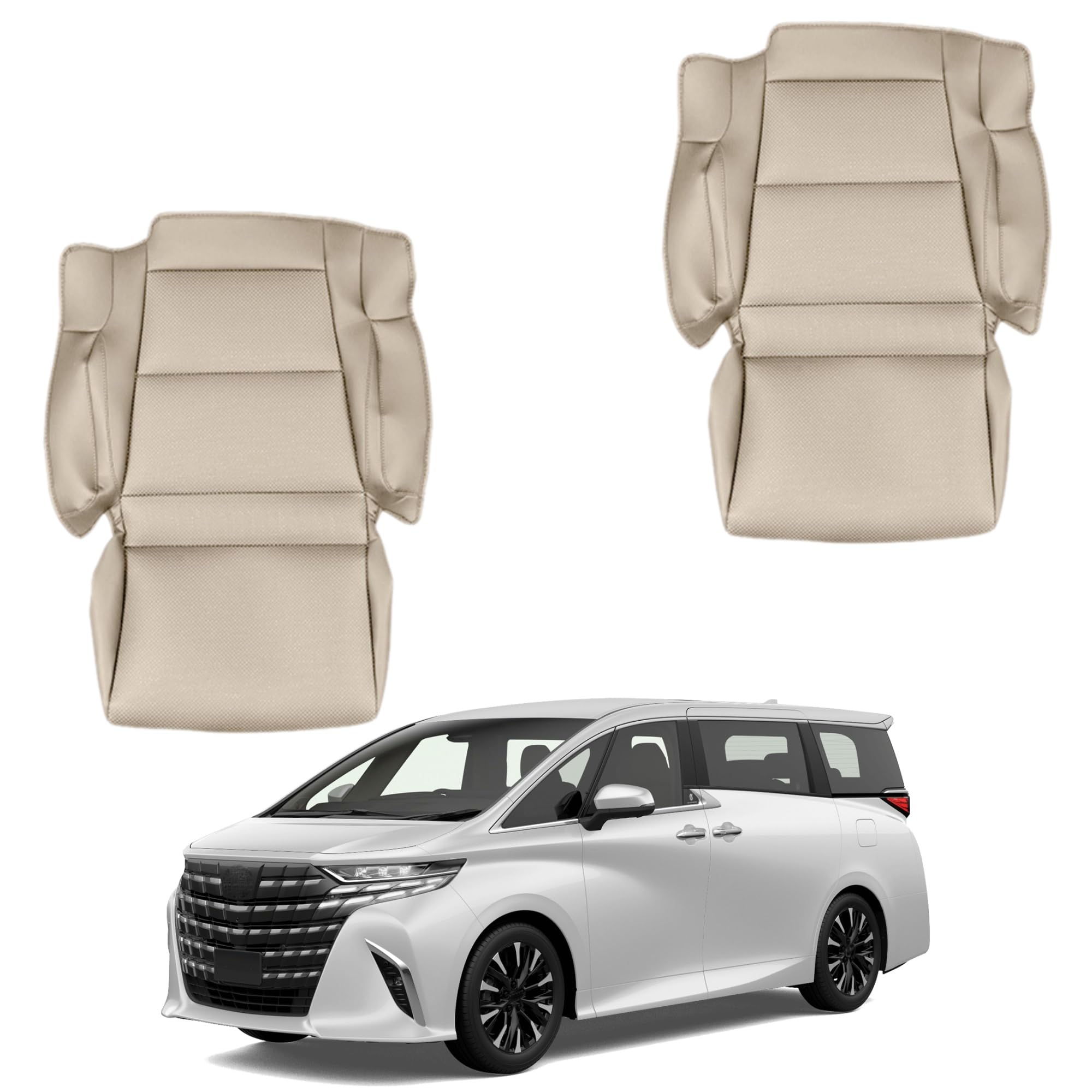 

Glealcco Аксессуары для нового Alphard/Vellfire серии 40 Чехлы на сиденья второго ряда Чехлы на автомобильные сиденья Защита сидений Заказные детали Интерьер (белый) Interior panel белый