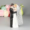 Resin Couple Wedding Cake Topper Elegant Design Bride Groom Figurine  Wedding Party