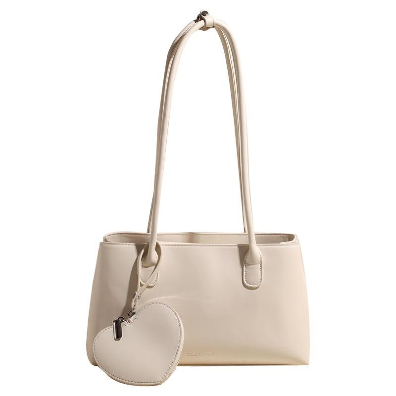 

Hot-selling oily underarm bag 2025 spring new large-capacity niche high-end sense child and mother bag trendy women s bag белый