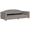 VidaXL Lit de jour avec matelas taupe 90x200 cm tissu 3197173
