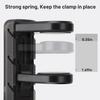 3-in-1 No Punch Table Clip Hook Headphone Holder 360° Rotating Controller Holder Miscellaneous Storage Hanging Hooks
