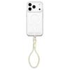 Question Mark Clear PC Magnetic Phone Case with Lanyard