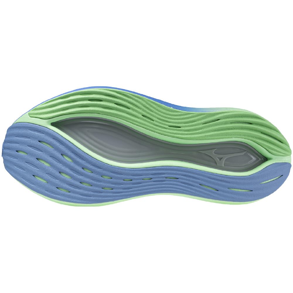 Mizuno NEO VISTA Running Thick Light Gray X Mint Green X 2E Shoes, Jogging, Marathon, Training, Sports, Lightweight, Resilient, Sole, Blue, 27.5 Cm,