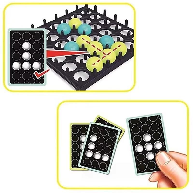 Desktop Throwing Sphere Bouncing Sphere Elasticity Competition Game Game Stress Relieving Plaything Parent Child Battle Children'S Gift