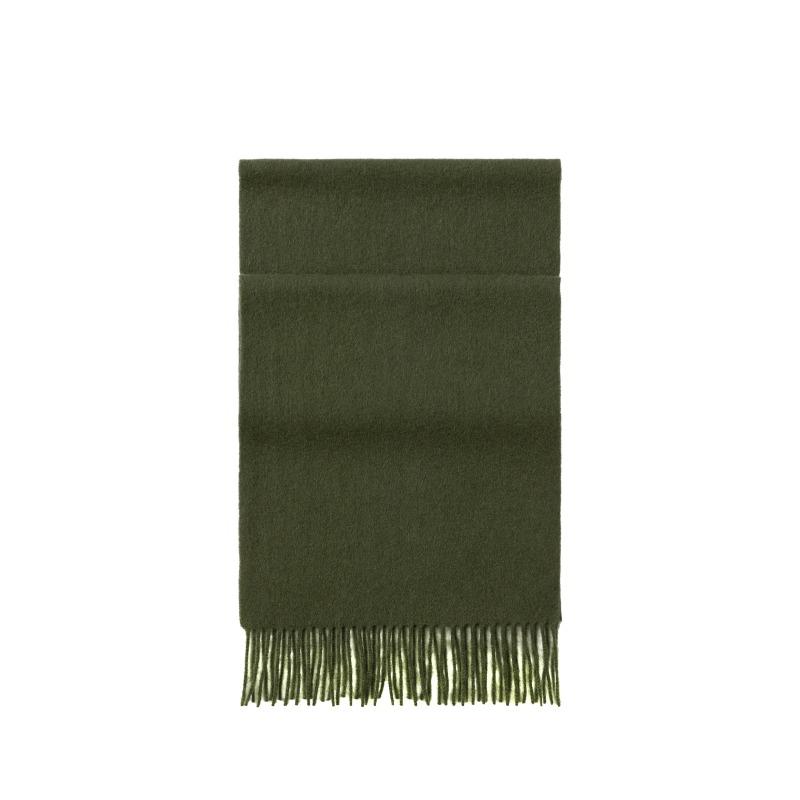 Solid color 100% wool scarf, women's high-end sense, women's versatile spring and autumn thin scarf, men's shawl wholesale