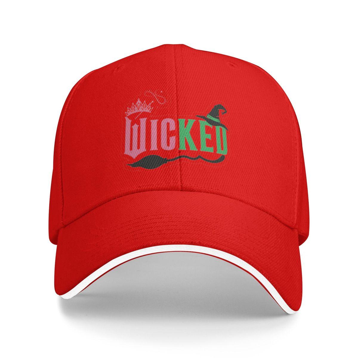 Бейсболки с логотипом Злой Глинды и Эльфабы, Snapback, Дышащие, Повседневные, Кепки, Для улицы, Для мужчин и женщин One Size