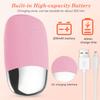 Electric Waterproof Sonic Face Scrubber Facial Cleansing Brush Silicone for Women Deep Clean Exfoliates and Massage