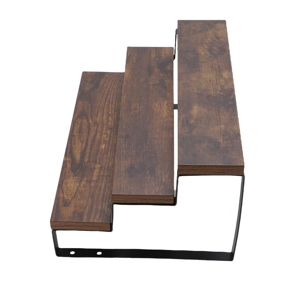Perfume   Multi Purpose Wood Display Riser Stand for Kitchen Countertop Cosmetics Skincare Storage