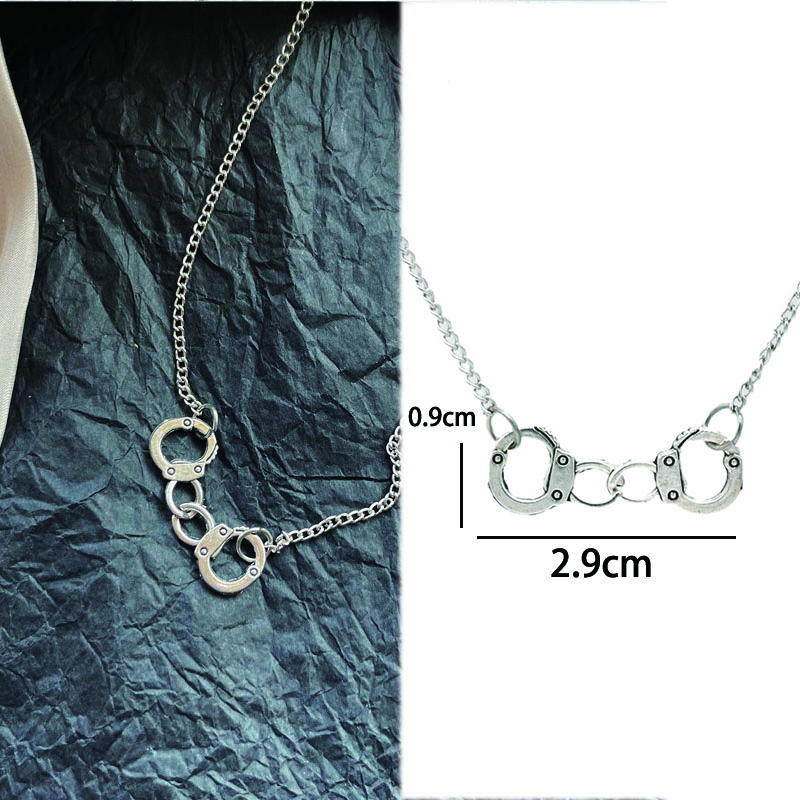 Vintage Design Gun Revolver Pendant Necklace Fashion Retro Geometric Charms Choker Jewelry Party Gift For Women Men