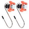 Single Aluminum Buckle S Hook Secure Cargo Tie Down Anchor Truck Rv Trailer Accessories Track Rail