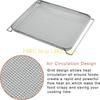 L8RE Grill Basket Air Fryers Tray Wire Rack Oven Wire Baking Rack for Cooking Grilling