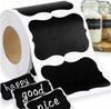 Self-adhesive Labels for Jars, Black, 120 Pcs.