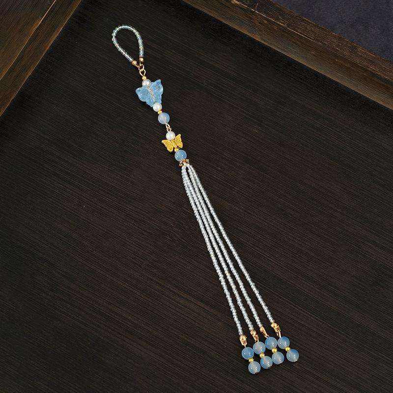 

Ancient Style Waist Jade Ornament Waist Pendant Chinese Hanfu Cheongsam Hanging Tassel Waist Chain Pendants Dress Waist Decor