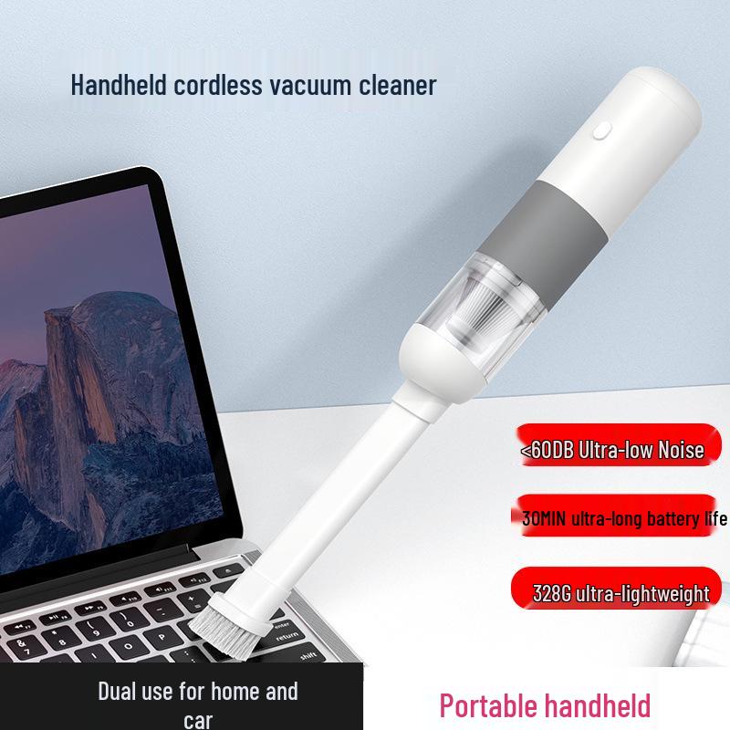 Compact High-Power Wireless Car Vacuum Cleaner with Strong Suction