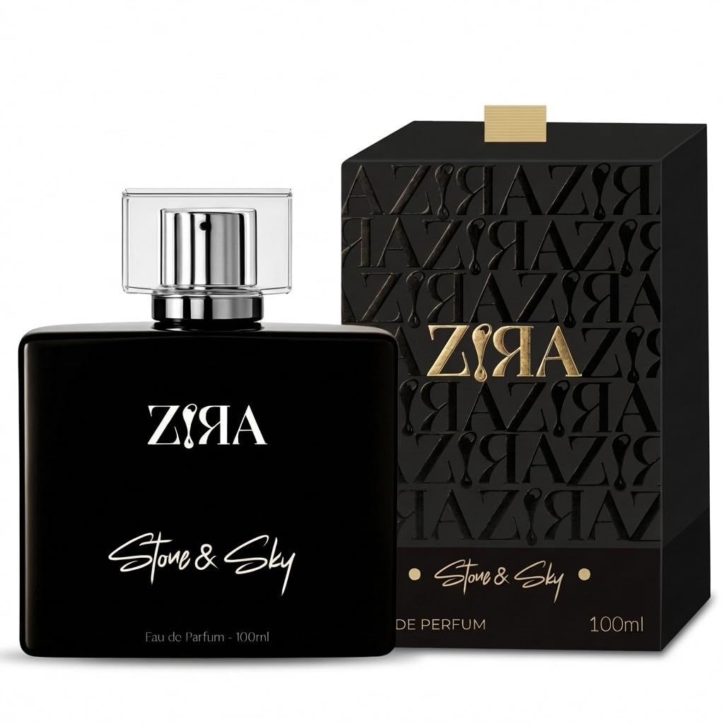 

ZIRA Stone & Sky Eau de Parfum – Fruity Citrus Woody Scent for Men & Unisex, Fresh Pineapple & Apple Notes, Premium Long-Lasting Fragrance 100ML