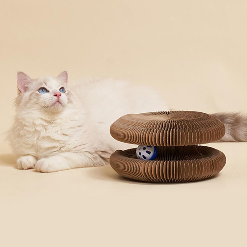 Creative Cat Toys Transformable No Crumbs Cat Scratcher Resistant Scratching Wear-Resistant Decompression Cat Toys Pet Supplies