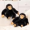 Orangutan Doll Plush Toy High-Elastic PP Cotton Filling Soft Fabric Realistic Chimpanzee Expression Portable Plush Toy
