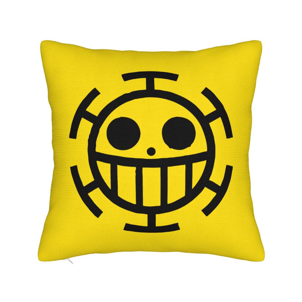 Luffy Gear Luffy Anime Anime Square Pillow Case Cushion Cover Custom Polyester Decorative Pillowcase for Sofa Xcm