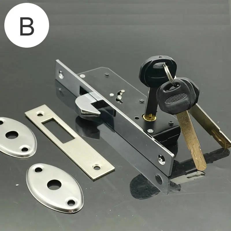 Invisible/Mortise lock,Sliding Door Invisible Hook lock,Alloy Lock body,For Framed Glass Door,strong, durable,Door Hardware