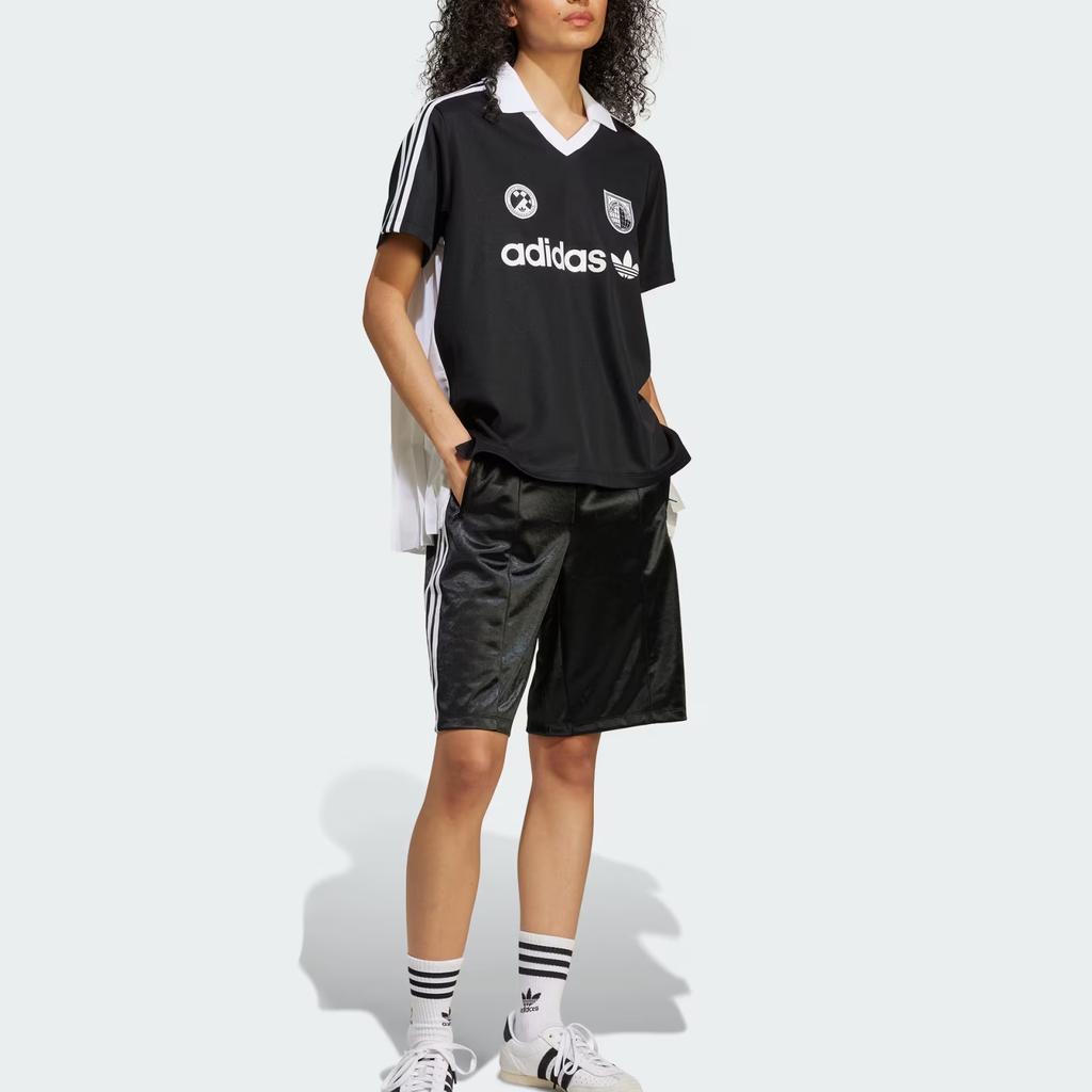 Adidas Originaluri Casual Confortabil Versatil Tricou cu Mânecă Scurtă Femei topuri Negru JZ6783