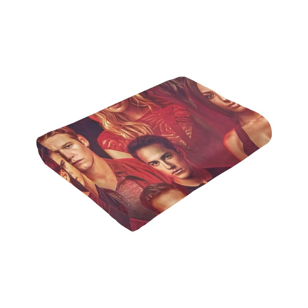 The Vampire Diaries Printed Blanket For Men Women Warm Cozy Fluffy Throw Blankets for Couch 50x60 Inches Multiple Sizes