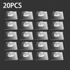 10-Pack No-Drill Adhesive Hooks Solid Plastic Anti-Skid Seamless For Bathroom/Kitchen