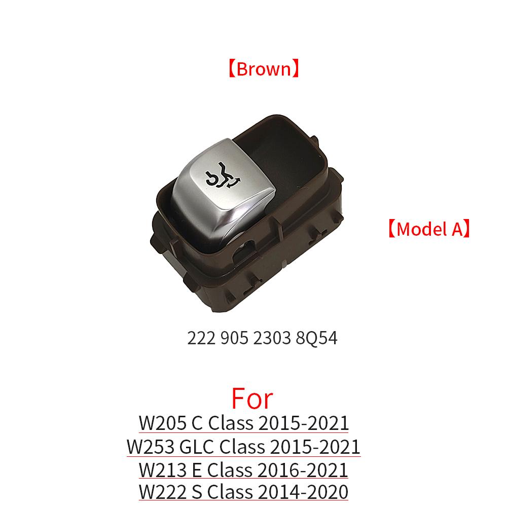 For Benz W205 W213 W222 W253 Car Trunk Unlock Release Button Cover For Mercedes C E S GLC Class Car Accessories 2229051604