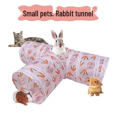Haustierbedarf Kaninchen und Katze Polyester Tunnel Spielzeug - Leicht und Tragbar
