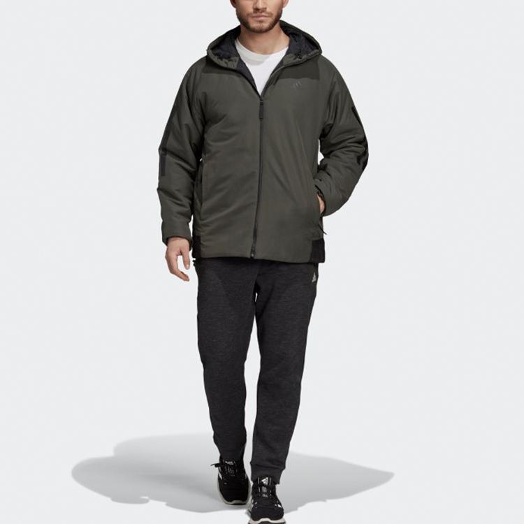 adidas Puffer Jacket Winter Men's Dark Earthy Brown DZ1399