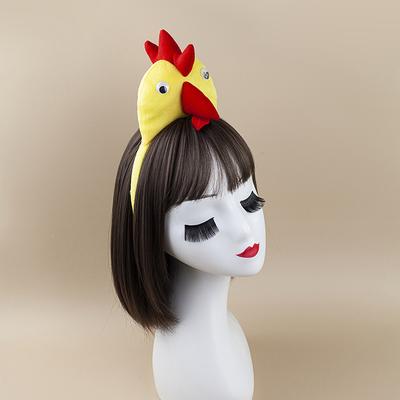Child Kids Adult Chicken Chick Headband Animal Cosplay Props Birthday Gift Party Costume Carnival Halloween Christmas