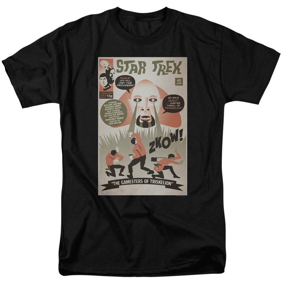 Star Trek - Tos Episode 45 - Adult Unisex Short Sleeve T-Shirt - Black L