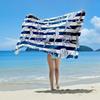 Serviette de plage protection solaire serviette de sport séchage rapide serviette de bain absorption d'eau