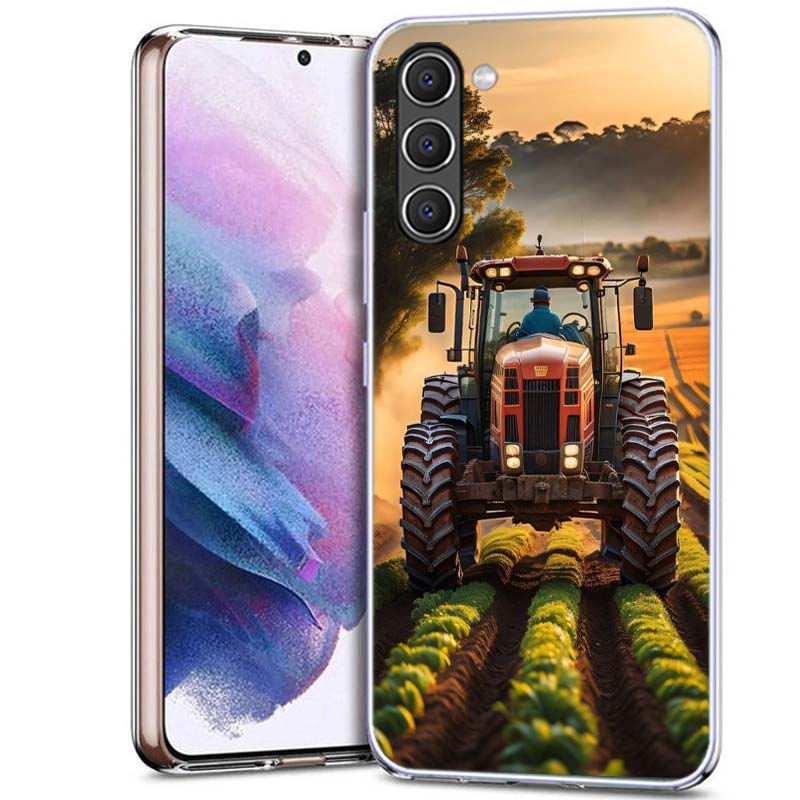 Landbouwmachines Maaidorsers Telefoonhoesje voor Samsung A54 A14 A24 A34 A17 A37 A57 A55 A35 A25 A15 A13 A23 A33 A53 A07 A05S A04S A03 A