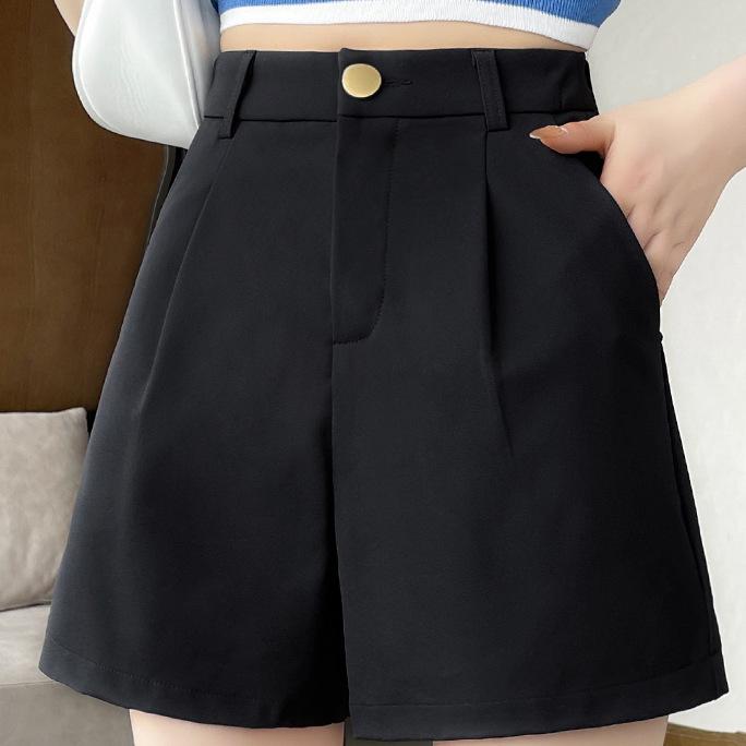 Women's High-Waisted A-Line Wide-Leg Shorts - Spring/Summer 2026 Petite Plus Size