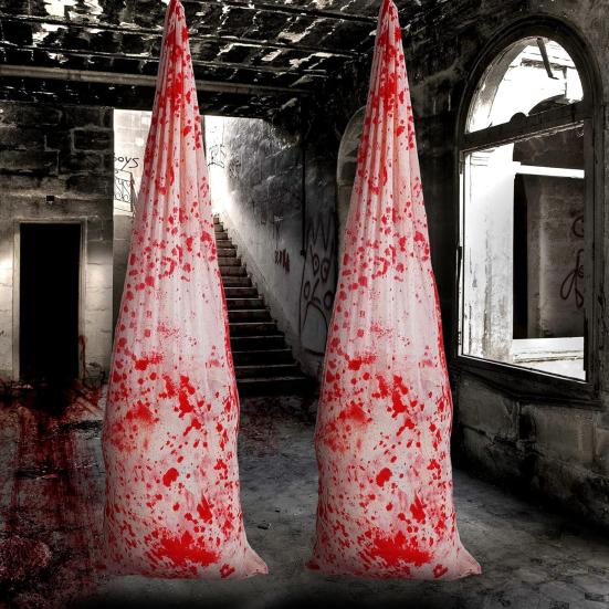 

Страшный мешок из марли с кровью на Хэллоуин, подвесной мешок с телом мертвого человека, жуткий реквизит для дома с привидениями для декора вечеринки на Хэллоуин 1pc
