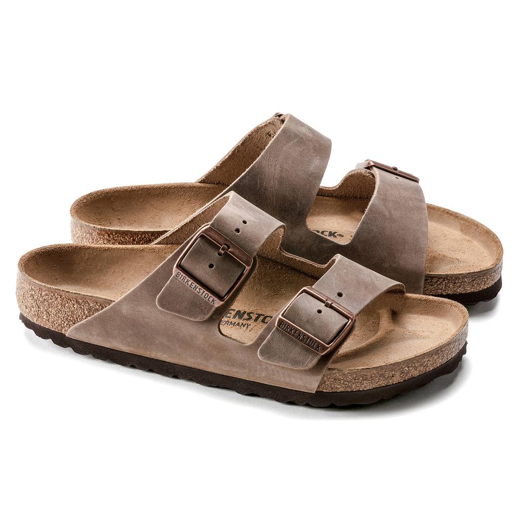 Men's Brown Birkenstock Arizona Tabacco Brown Narrow Sandals (0352203)