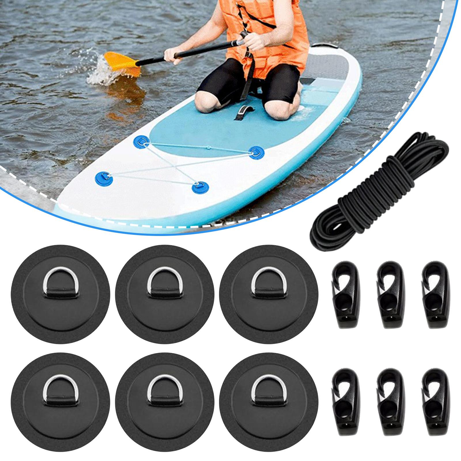 

D Rings Pad Patch Kayak Bungee Shock Cord Stand up Paddleboard Paddle Board
