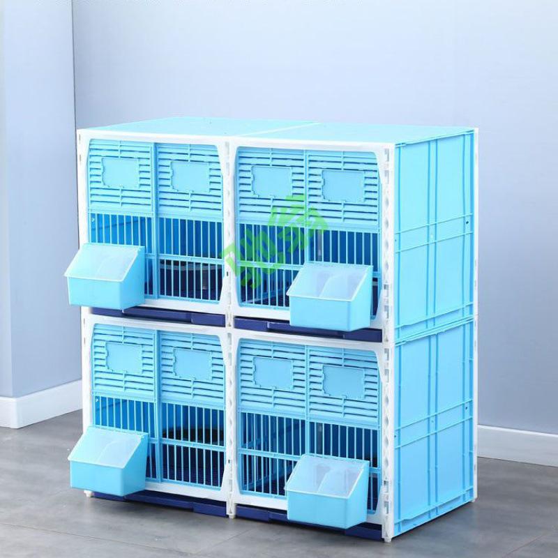 Waterproof Plastic Pigeon Nesting & Mating Cage with Shutters for Racing and Large Pigeons