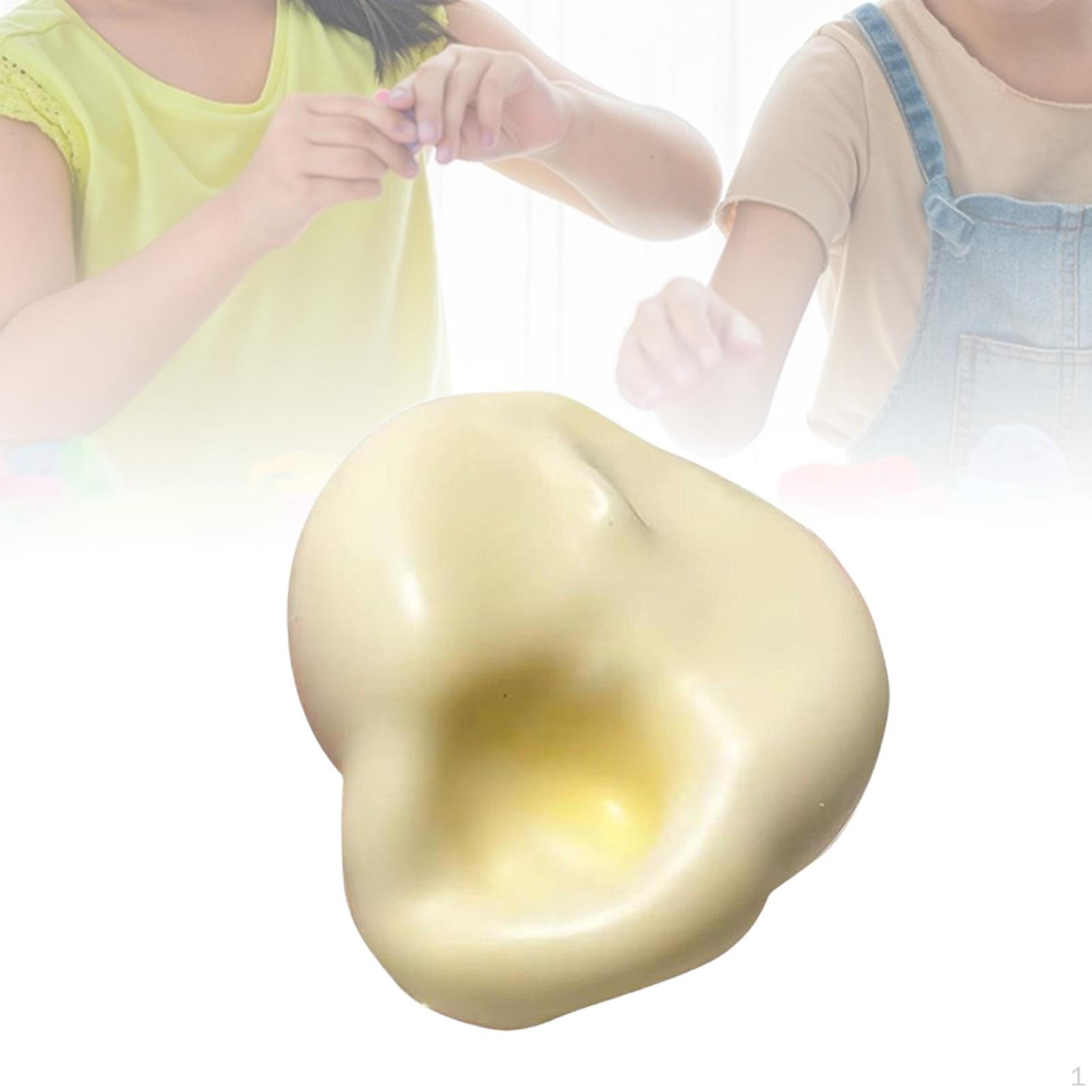 

Fidget Toy Fake Holiday Food Shape Birthday Gifts for Kids Adults Ornament Cute Portable Party жовтий