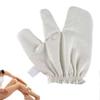 2025 Garshana Gloves Raw Silk Ayurvedic Massage Gloves for Dry Brushing & Exfoliation