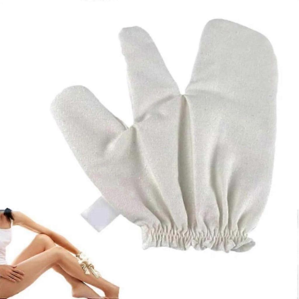2025 Garshana Gloves Raw Silk Ayurvedic Massage Gloves for Dry Brushing & Exfoliation