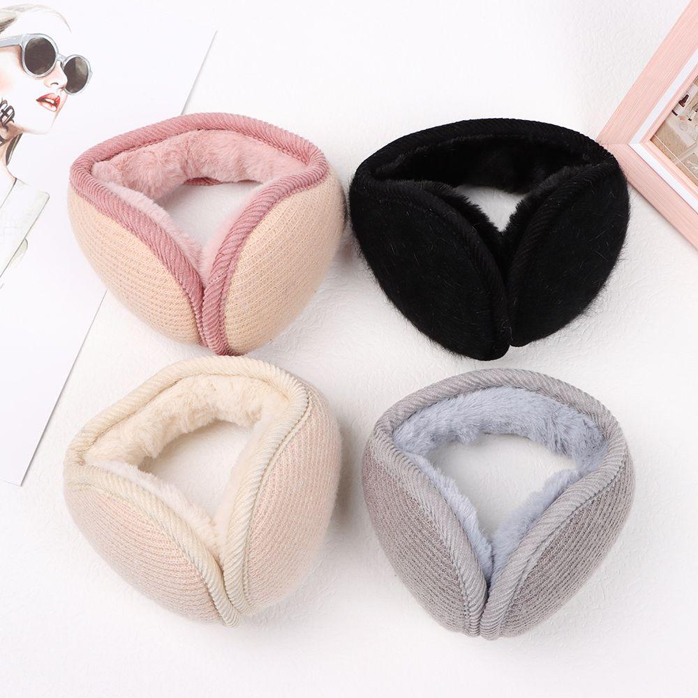 Winter Soft Plush Thicken Warm Ear Warmers Ear Protection Warm Earmuffs