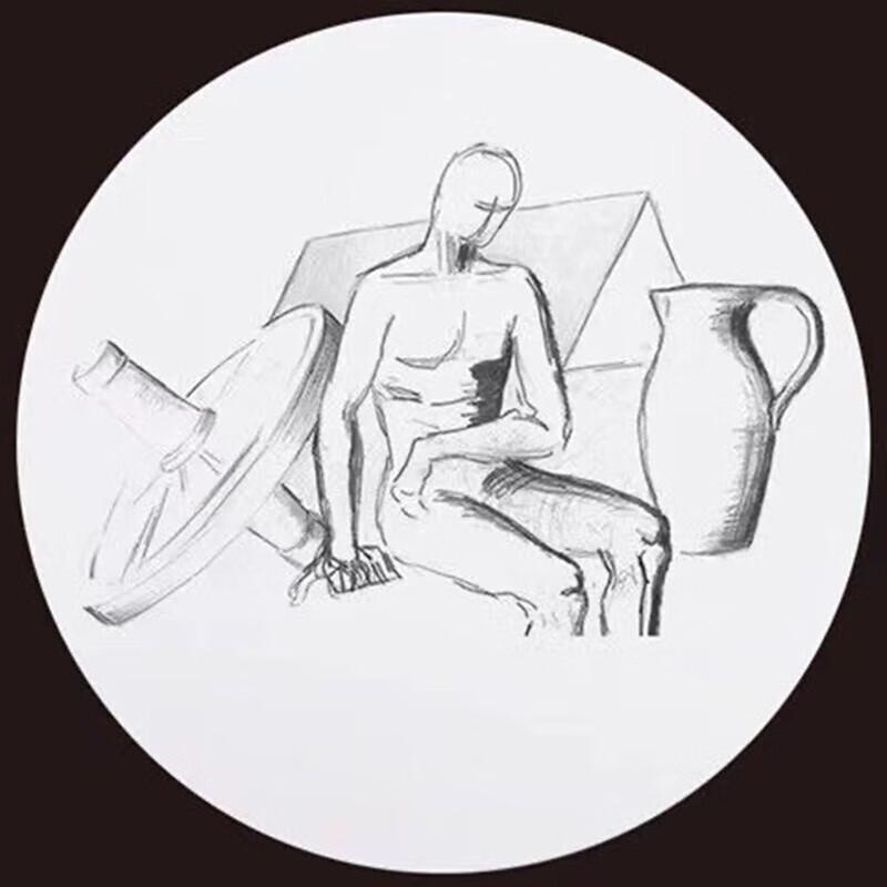 Round White Art Paper Discs