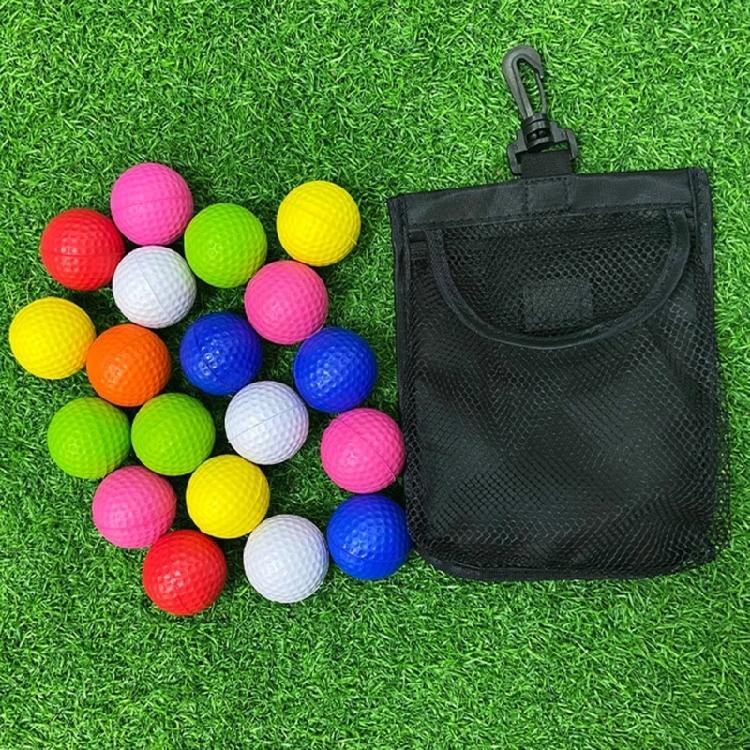 Water Resistant Golf Ball Organizer High Capacity Golf Ball Organizer Bag for 18 Balls Sports Equipment