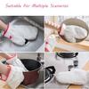  Fiber Dishwashing Gloves Non-stick Oil Dish Cleaning Brush Bowl