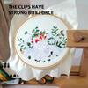 1Pcs 20Cm Bamboo Embroidery Hoop Perfect for Handmade Stitching Projects DIY Wall Decor Cross Beginner Craft Kit